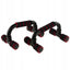 Set 2 manere pentru antrenament, din ABS, cu sistem antialunecare, portabile, pentru tonifierea bratelor si abdomenului, negru