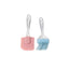 Set 2 piese: pensula si paleta din silicon, dimensiuni 23.5x5 cm si 21x5 cm