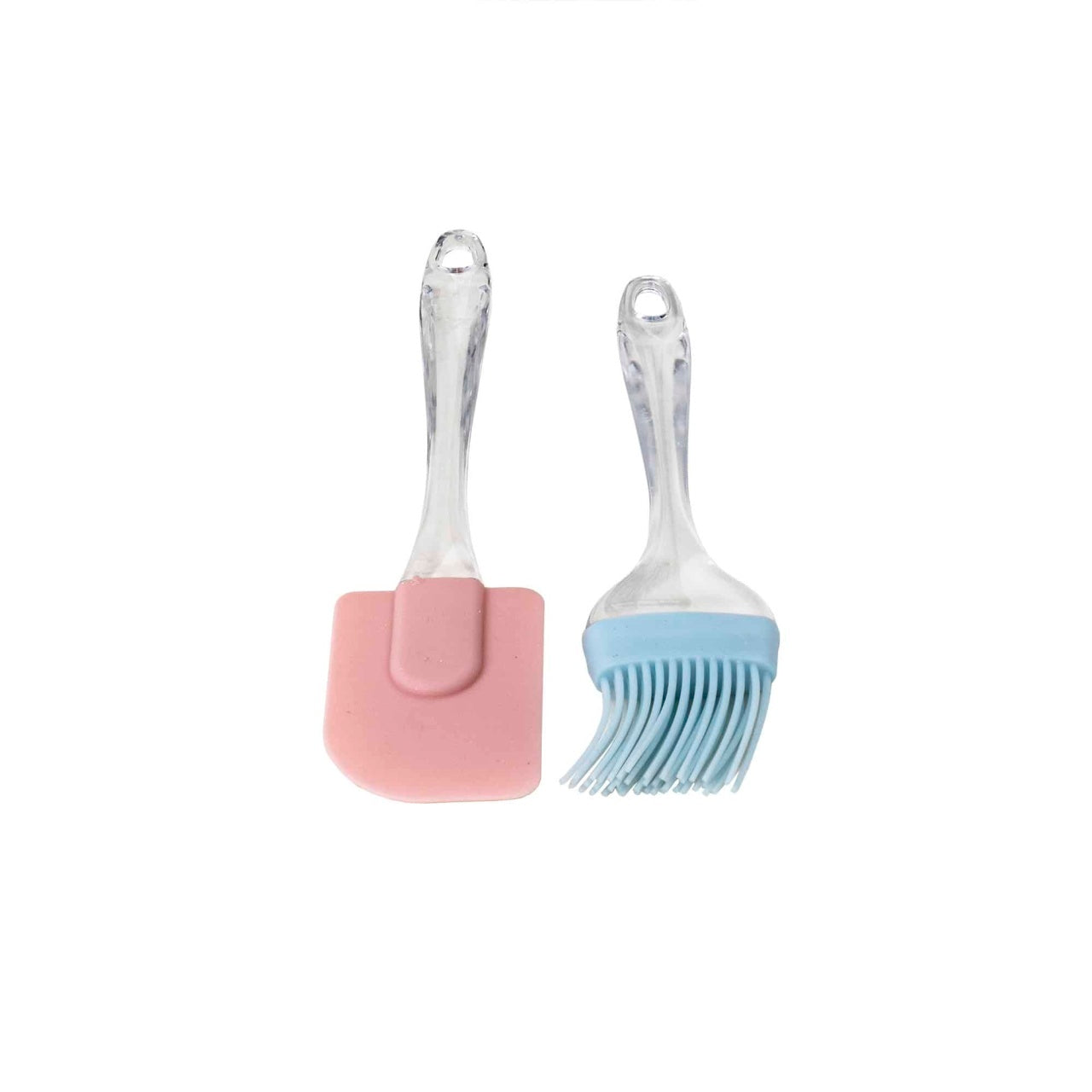 Set 2 piese: pensula si paleta din silicon, dimensiuni 23.5x5 cm si 21x5 cm