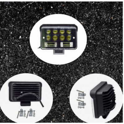Set 2 Proiectoare led FOXMAG24 126W, Suv, ATV, Tractor, Jeep, 2 faze