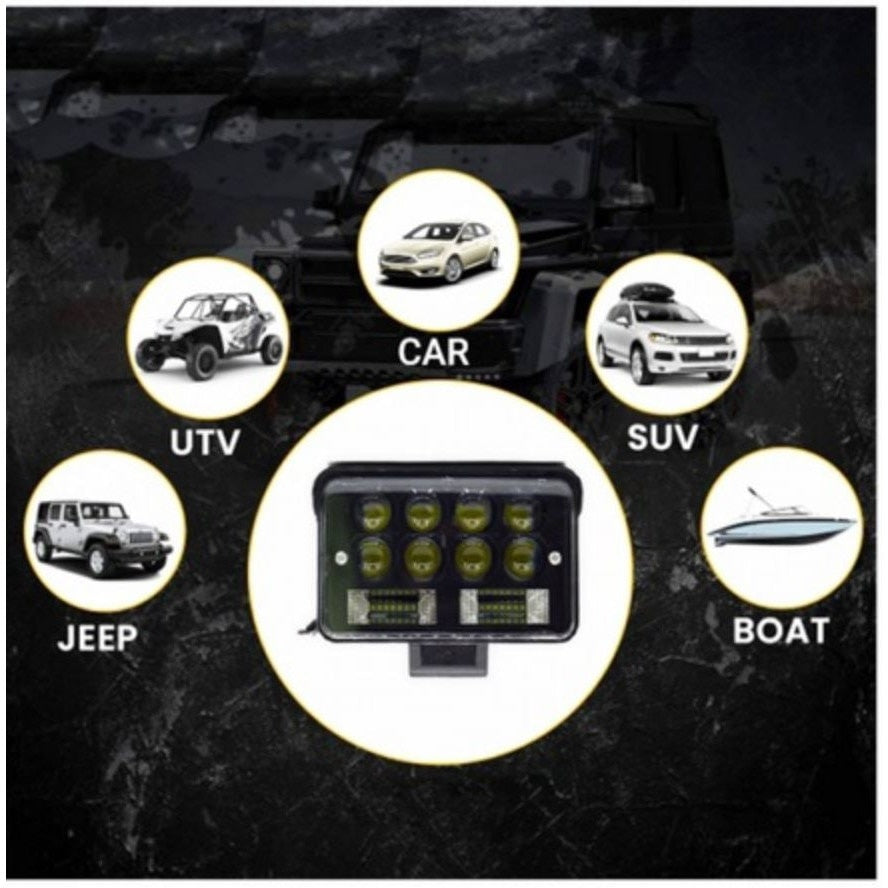 Set 2 Proiectoare led FOXMAG24 126W, Suv, ATV, Tractor, Jeep, 2 faze