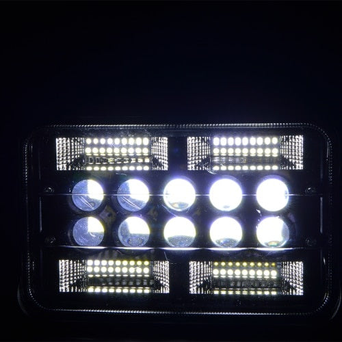 Set 2 Proiectoare led FOXMAG24 192W, Suv, ATV, Tractor, Jeep, 2 faze