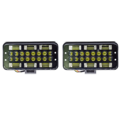 Set 2 Proiectoare led FOXMAG24 198W, Suv, ATV, Tractor, Jeep, 2 faze