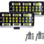 Set 2 Proiectoare led FOXMAG24 198W, Suv, ATV, Tractor, Jeep, 2 faze