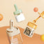 Set 2 recipiente condimente, din sticla, lingura reglabila, capac etans, capacitate 250ml, gri