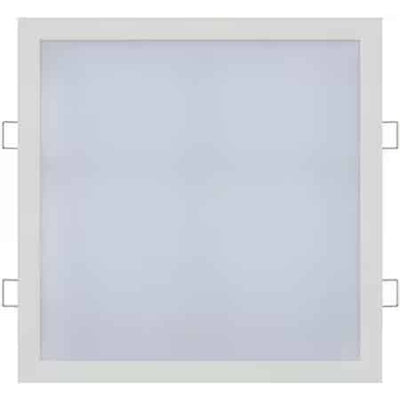 Set 2 spoturi LED patrate Slim, 24W, 6400K, 1632lm, 29x29cm, 100-265V