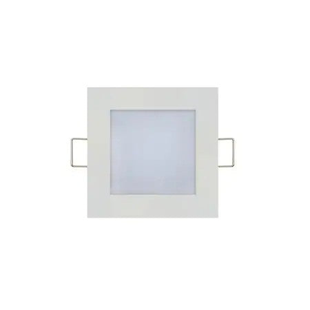 Set 2 spoturi LED patrate Slim, 9W, lumina rece 6400K, 850lm, 14.5x14.5cm