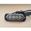 Set 2 Stroboscoape 4 LED-uri, lumini de avertizare galbene pentru Jeep, Off Road, ATV, FOXMAG24