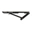 Set 2 suporti pliabili metalici pentru raft, lungime 400mm, culoare negru