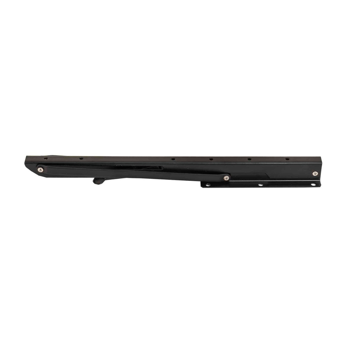 Set 2 suporti pliabili metalici pentru raft, lungime 400mm, culoare negru