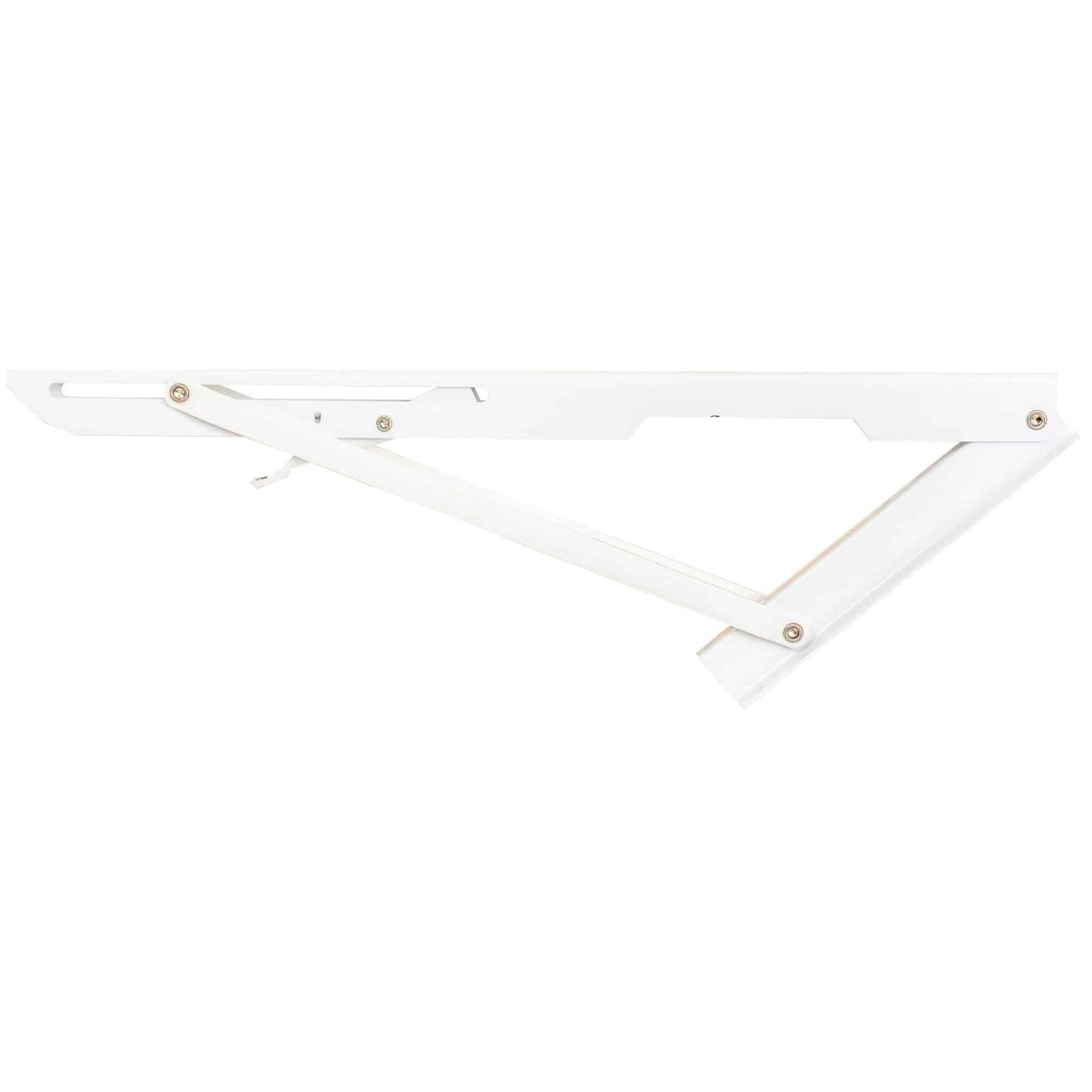 Set 2 suporti pliabili pentru raft 400mm, culoare alb