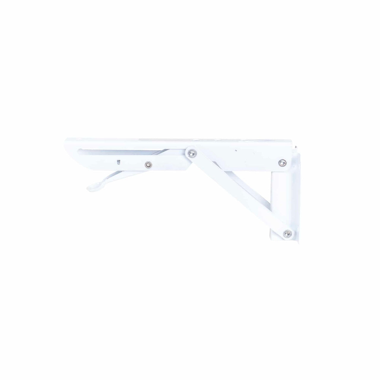 Set 2 suporti pliabili pentru raft, lungime 200mm, culoare alb