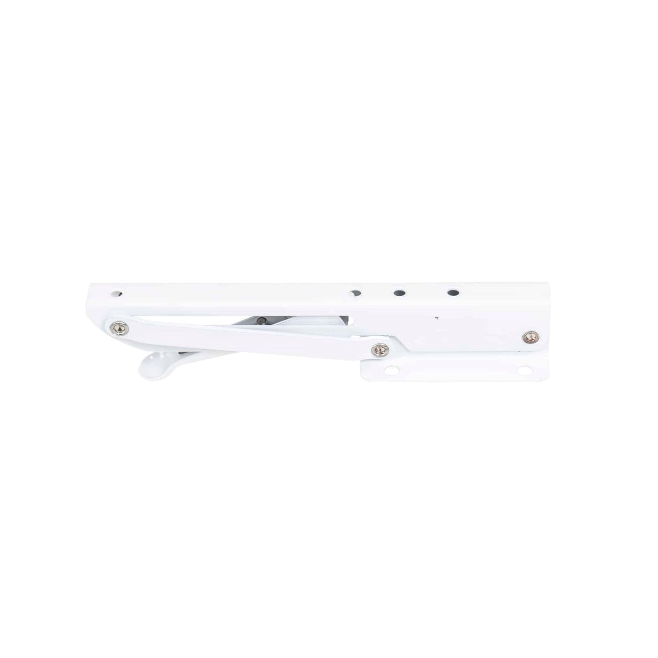 Set 2 suporti pliabili pentru raft, lungime 200mm, culoare alb