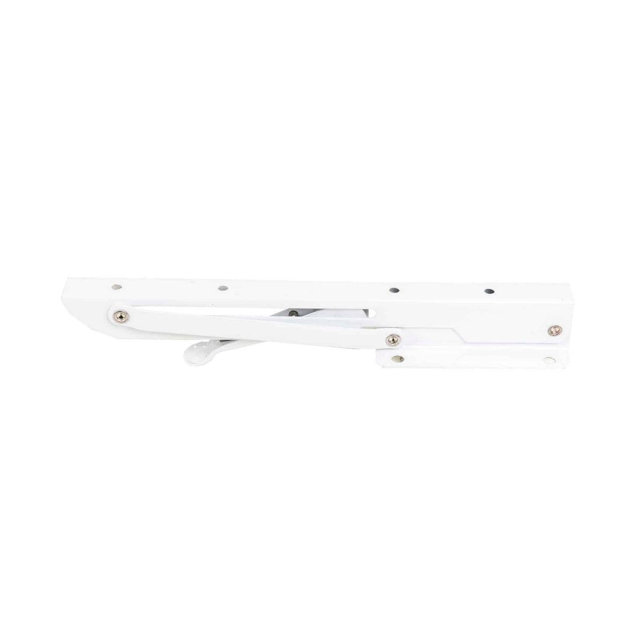 Set 2 suporti pliabili pentru raft, lungime 250mm, alb