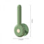 Set 2 suporturi autoadezive, pentru agatat accesorii, dimensiuni 13 x 5.5 cm, din plastic, verde