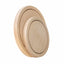 Set 2 tocatoare rotunde din lemn de fag, grosime 2 cm, diametre 24.5cm si 19cm