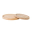 Set 2 tocatoare rotunde din lemn de fag, grosime 2 cm, diametre 24.5cm si 19cm