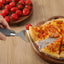 Set 2 ustensile pentru pizza, spatula si cutit, din otel inoxidabil, maner practic din ABS, negru/argintiu