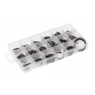 Set 225 bucati inele elastice interioare si exterioare din otel, 18 dimensiuni