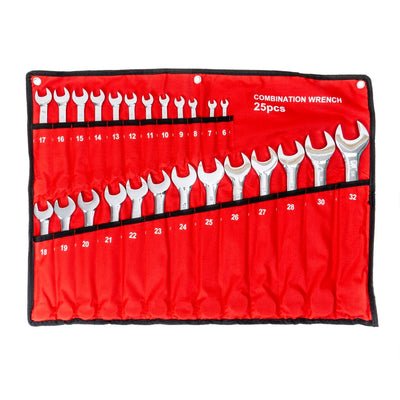 Set 25 chei combinate, dimensiuni 6-32 mm, pentru diverse lucrari