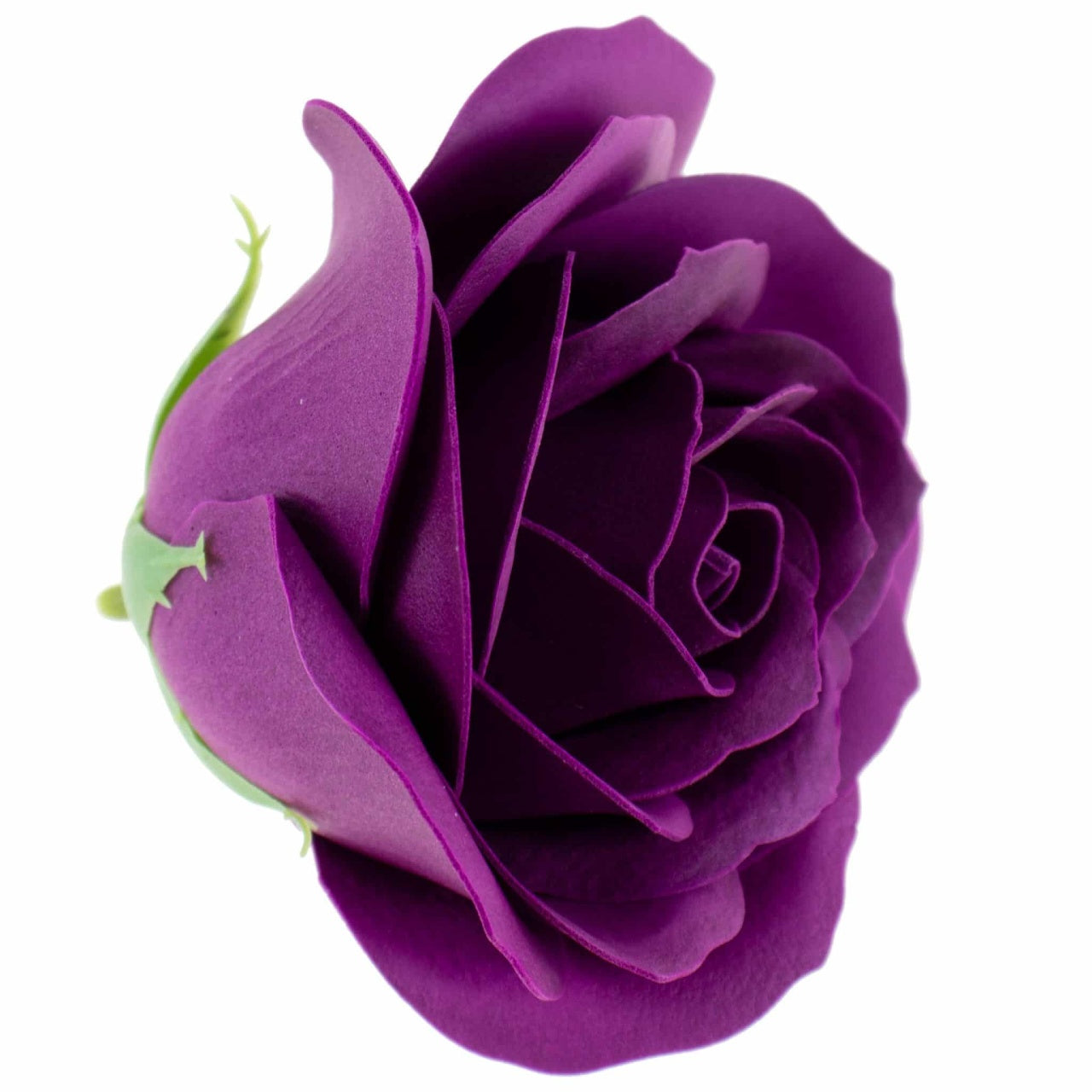 Set 25 trandafiri mari din sapun, parfum fin, violet