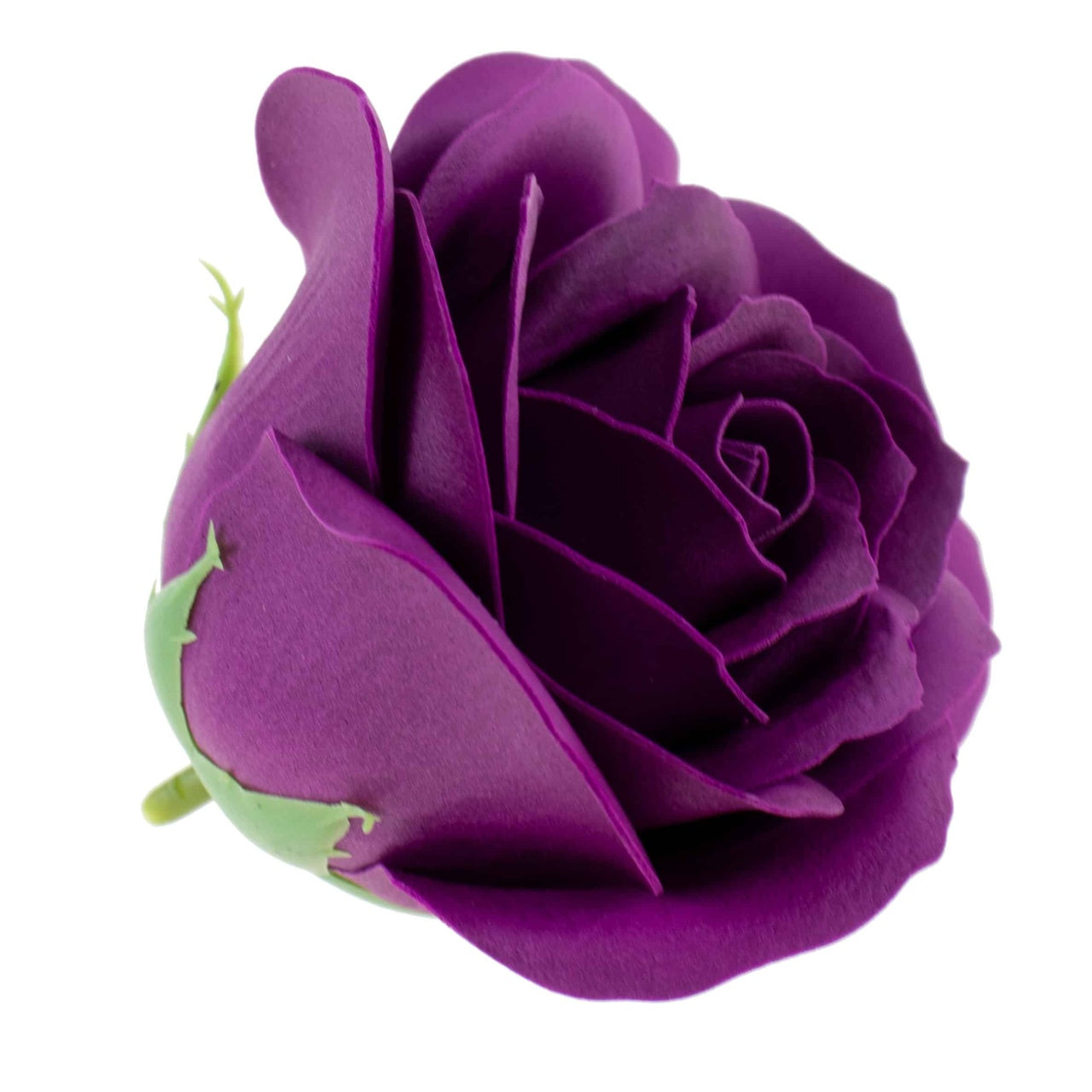 Set 25 trandafiri mari din sapun, parfum fin, violet