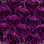 Set 25 trandafiri mari din sapun, parfum fin, violet
