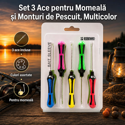 Set 3 Ace pentru Momeală și Monturi de Pescuit, Multicolor – imagine principală promoțională