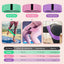 Set 3 benzi elastice pentru fitness, cu 3 niveluri de rezistenta, confectionate din material textil