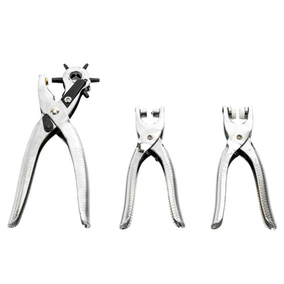 Set 3 Clesti pentru Capsat, Perforat si Aplicat Inele cu Accesorii