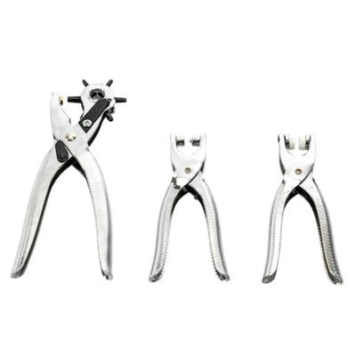 Set 3 Clesti perforat , capsat si aplicat inele, FOXMAG24