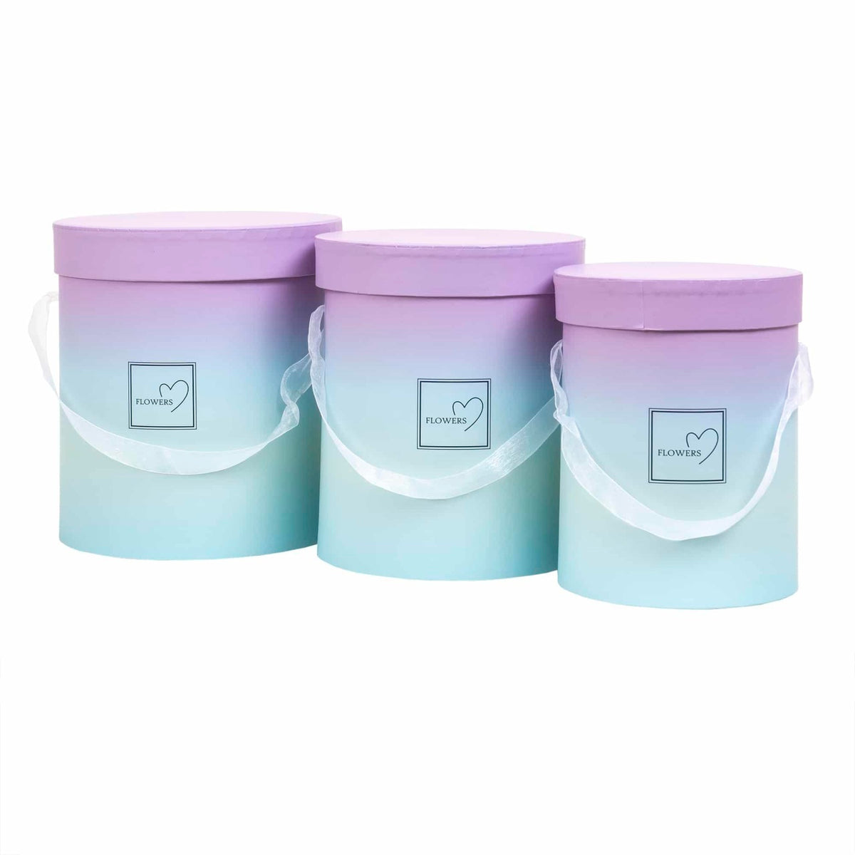 Set 3 cutii cilindrice cu model, diferite dimensiuni, ideale pentru decor si cadouri