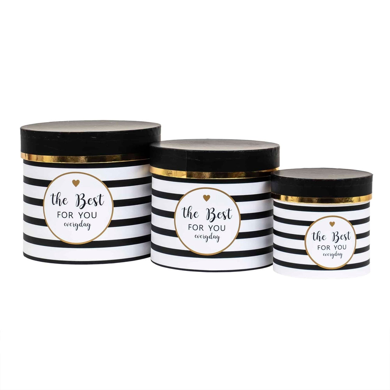 Set 3 cutii cilindrice cu model, dimensiuni diferite pentru decor si organizare