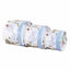 Set 3 cutii cilindrice cu model lavanda, albastru, dimensiuni diferite