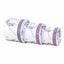 Set 3 cutii cilindrice mov cu model lavanda, diferite dimensiuni