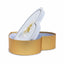 Set 3 cutii in forma de inima cu capac alb, dimensiuni variate