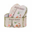 Set 3 cutii in forma de inima cu model, dimensiuni diferite