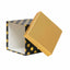 Set 3 cutii patrately cu buline si snur, negru, dimensiuni variate