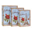 Set 3 cutii tip carte cu model, dimensiuni diferite pentru decor si organizare