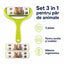 Set 3 în 1 cu Role Adezive pentru Păr de Animale, 3 Piese, Verde – imagine 3