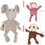 Set 3 jucarii de plus pentru caini, diverse animale, 30.5 cm