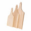 Set 3 tocatoare din lemn de fag cu maner, grosime 20mm, forme dreptunghiulare si oval