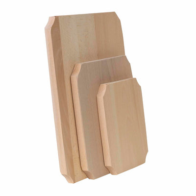 Set 3 tocatoare dreptunghiulare din lemn fag, grosime 20mm, dimensiuni variate