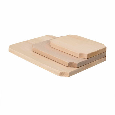 Set 3 tocatoare dreptunghiulare din lemn fag, grosime 20mm, dimensiuni variate