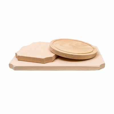 Set 3 tocatoare mixte, dimensiuni 35x25 cm, 20x15 cm si rotund 20 cm
