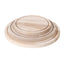 Set 3 tocatoare rotunde din lemn de fag, diametre 19-29 cm