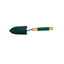Set 3 ustensile gradina pentru plantat, maner soft verde, otel carbon si lemn