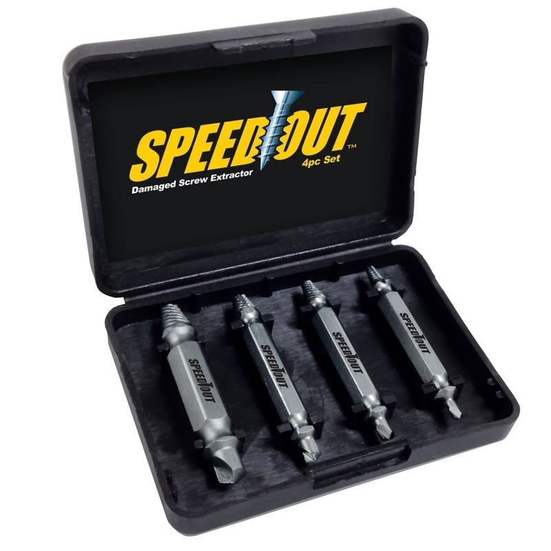 Set 4 capete extractoare pentru suruburi Speed Out