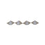 Set 4 cuiere inox cu adeziv puternic, dimensiuni 4.5x4 cm