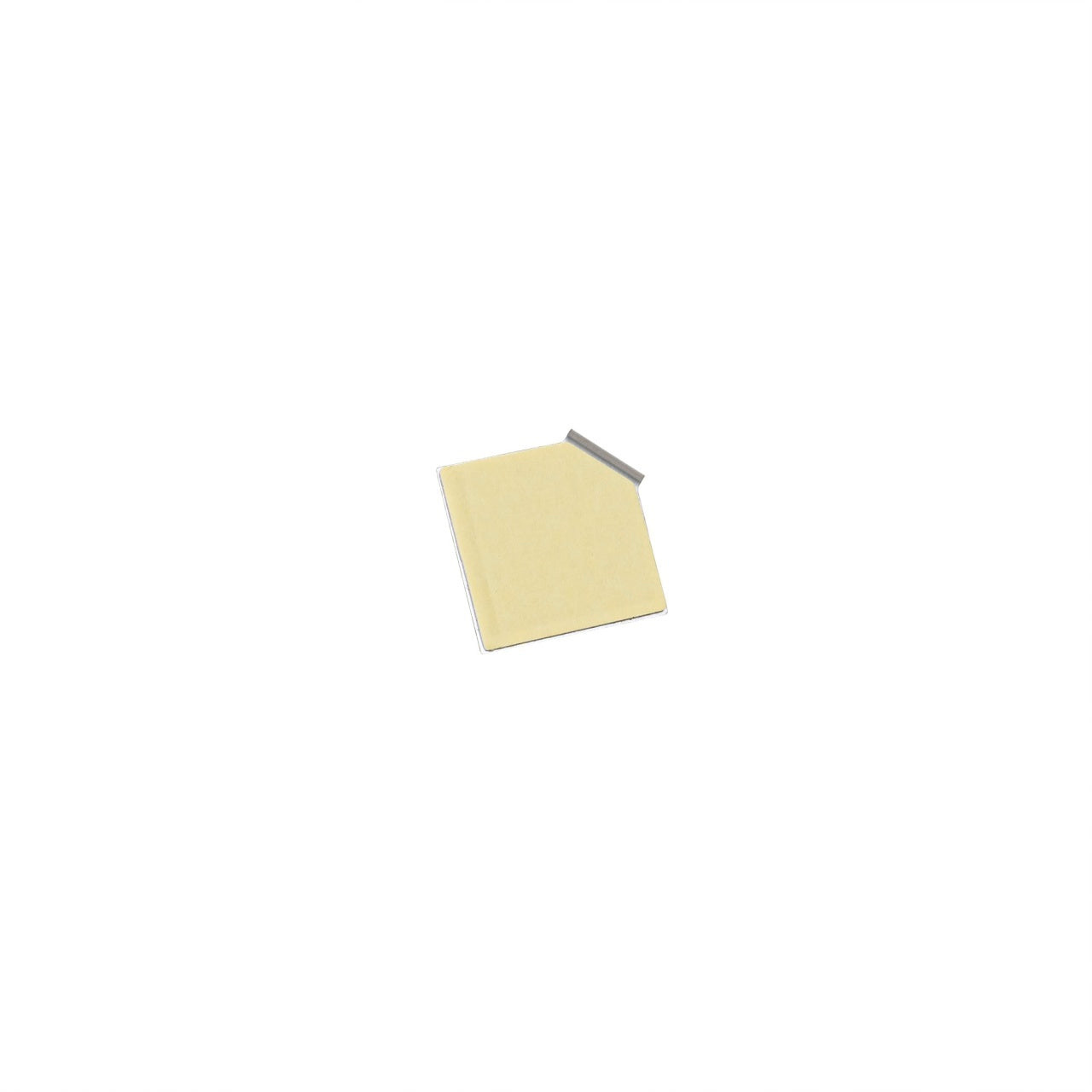 Set 4 cuiere inox cu adeziv puternic, dimensiuni 4.5x4 cm
